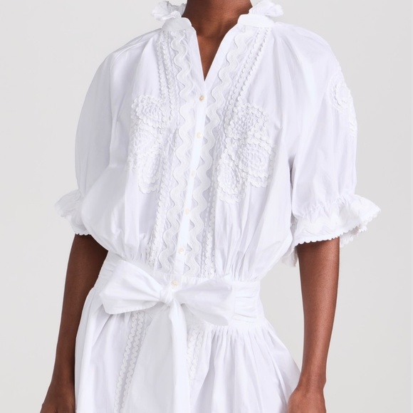 Juliet Dunn Poplin Blouson Dress - Picture 2 of 4